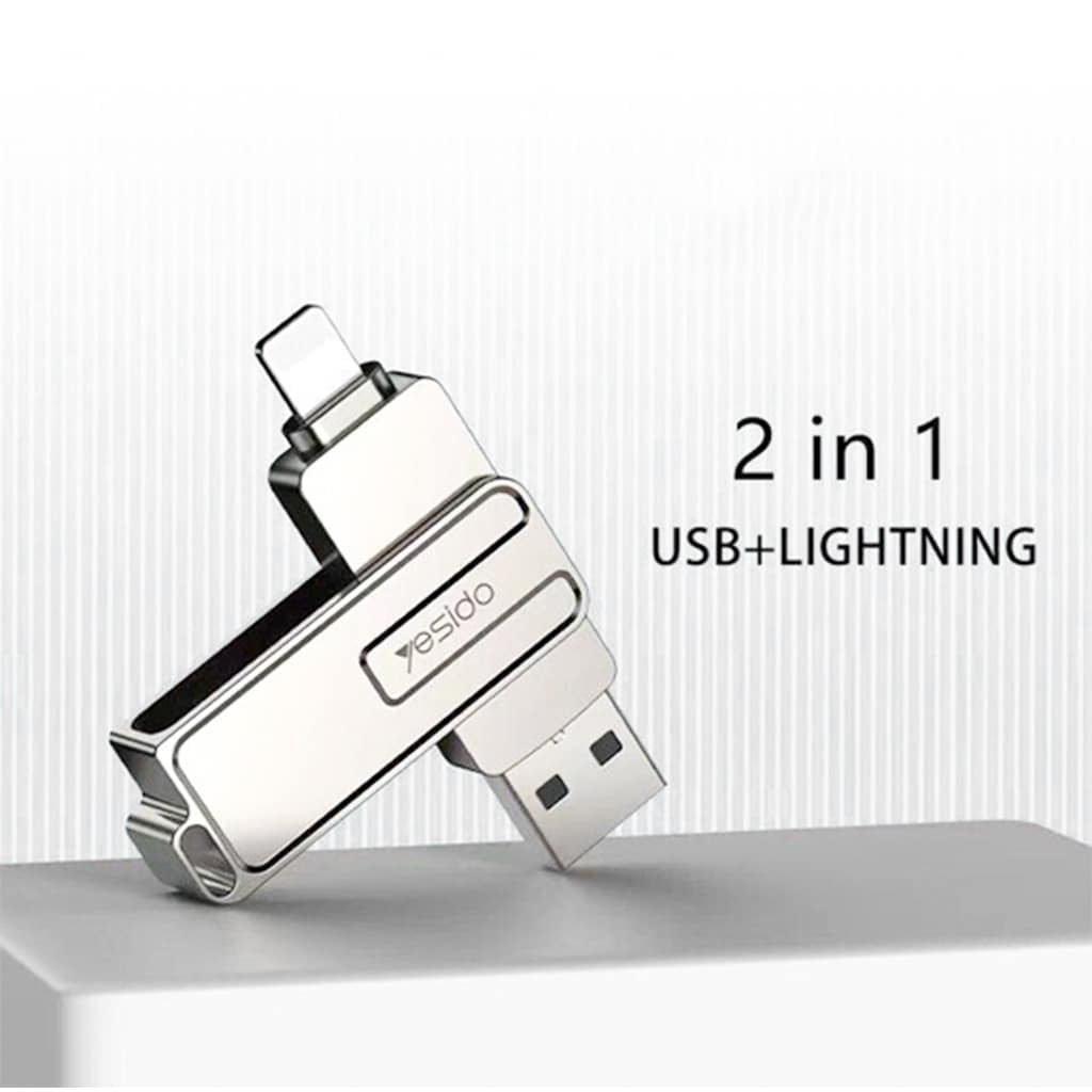 Yesido FL16 Flash Drive, Lightning Port, USB 3.0 Yesido FL16 Flash Drive, Lightning Port, USB 3.0